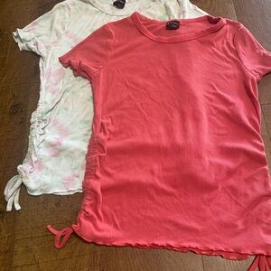 Girls Pink and Tie-Dye Tops